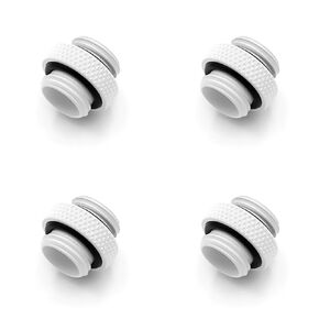 Barrow G1/4" Male to Male Mini Extender Fitting, White, 4-pack
