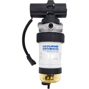 MP10325 Fuel Filter & Lift Pump Assembly Fit for ASV SR70 SR80 Terex PT75 PT80 Compact Track Loaders, 804C-33 804C-33T 804D-33 804D-33T Engine Replaces 232/5877 228-9129
