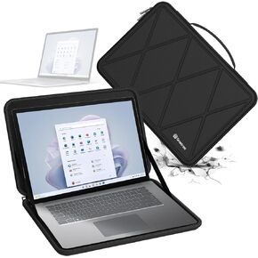 حافظة حماية Smatree صلبة EVA متوافقة مع كمبيوتر محمول Microsoft Surface مقاس 13.8 بوصة، وحقيبة كمبيوتر محمول Copilot+ PC، لجهاز كمبيوتر محمول DELL Latitude 7340 مقاس 13.3 بوصة أو حقيبة كمبيوتر محمول 2 في 1 (X8032)