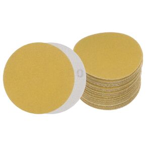 30pcs No Hole Sanding Discs- [ 3 Inch 320 Grit ] Round Hook and Loop Grip Sanding Pads Sheet for Wood Metal Polishing Use| Aluminum Oxide & Zirconium Oxide Sandpaper