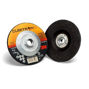 3M Depressed Center Grinding Wheel, (78468-Q), T27, 4 in x 1/4 in x 5/8 in
