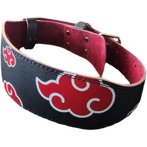 Red Cloud Anime Belt, Weight Lifting Belt, Heavy Duty Powerlifting Belt, Weightlifting Gym Belt for Deadlifts Squats Back Support