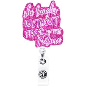 Cute Badge Reel Holder Nurse Medical Nursing Funny Y'all Need Jesus Badge Reels Retractable for Nurses RN CNA LPN LVN Acrylic Cute Glitter Badge Clip ID Card Accessories Assistant Gift KL861