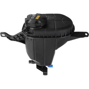 X AUTOHAUX Coolant Radiator Reservoir Tank 17137647284 Coolant Overflow Expansion Bottle with Cap and Sensor for BMW F10 528i