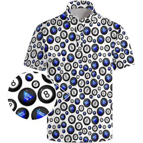 Mens Golf Shirt Golf Polo Shirt Funny Golf Shirts for Men Dry Fit Polos