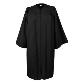 Unisex Matte Choir Robes Graduation Gown Judge Costume Baptismal Robes for Adults