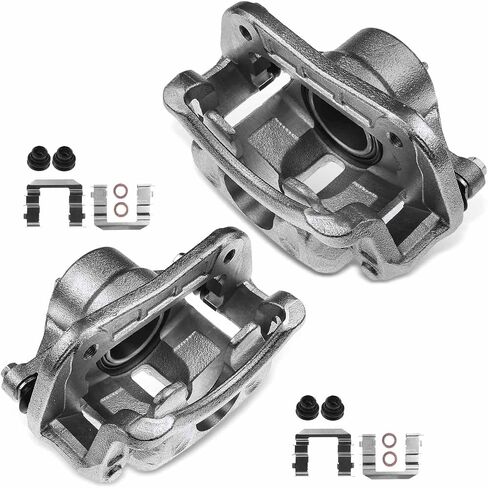 A-Premium Disc Brake Caliper Assembly with Bracket Compatible with Select Kia Models - Rondo 2007 2008 2009 2010 2011 2012 - Front Left Driver Side in Saudi Arabia