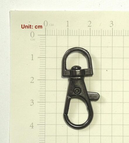 ALL in ONE Lobster Claw Swivel Clasps Lobster Snap Clasp Hook for Key Ring DIY Craft Jewelry Making 1-1/2"x5/8" (Antique Bronze-20pcs) in Saudi Arabia