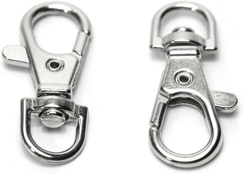 ALL in ONE Lobster Claw Swivel Clasps Lobster Snap Clasp Hook for Key Ring DIY Craft Jewelry Making 1-1/2"x5/8" (Antique Bronze-20pcs) in Saudi Arabia