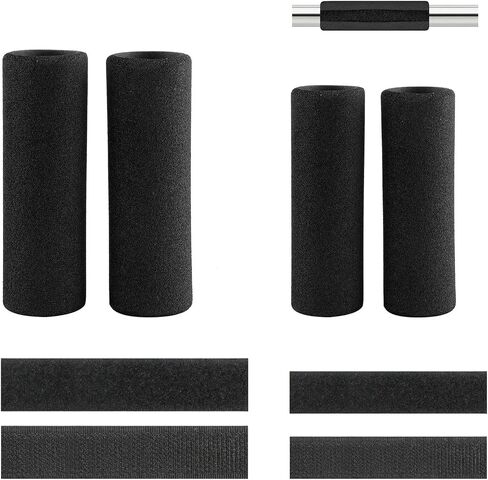 4 PCS Handle Grips 4.7 Inch Sponge Foam Grip Wrap Soft Comfortable Non-Slip Handle Grips Soft Buffer Tube Cover Shock Absorption Handle Covers for Fitness Bicycle Exercise Equipment in Saudi Arabia