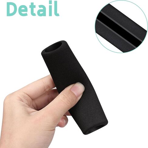 4 PCS Handle Grips 4.7 Inch Sponge Foam Grip Wrap Soft Comfortable Non-Slip Handle Grips Soft Buffer Tube Cover Shock Absorption Handle Covers for Fitness Bicycle Exercise Equipment in Saudi Arabia
