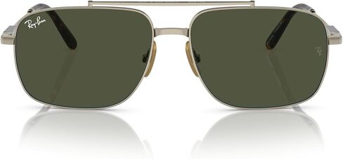 Ray-Ban Women's Rb8096 Michael Titanium Rectangular Sunglasses in Saudi Arabia