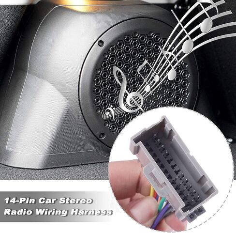 بديل لجنرال موتورز تشيفي سيلفرادو، شيفروليه سوبربان، جي إم سي سييرا، بويك، بونتياك، هامر ما بعد البيع راديو ستيريو الأسلاك تسخير موصل محول in Kuwait