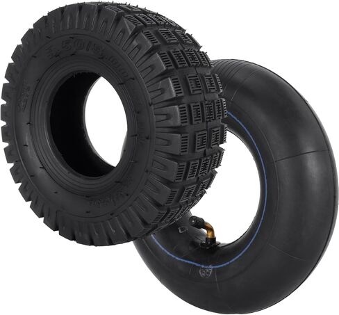 3.00-4 Tire Tube,RUTU 9X3.50-4 10X3.0 City Road Tread Tires and Tubes with TR87 Bent Valve for Scooter Electric Trike Pressure Washer in Kuwait