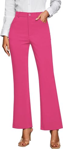 GRAPENT Bootcut Dress Pants for Women High Waisted Business Causal Elastic Waist Stretch Flare Work Trousers Dress Pants in Saudi Arabia