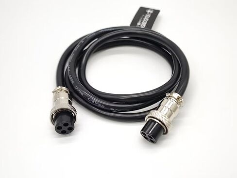 GX16 Double Female Electrical Plug Female to Female Circular Aviation Connector with Cable 1M (4 Pin) in Kuwait