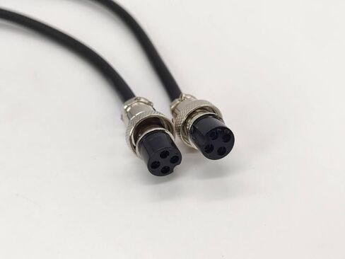 GX16 Double Female Electrical Plug Female to Female Circular Aviation Connector with Cable 1M (4 Pin) in Kuwait