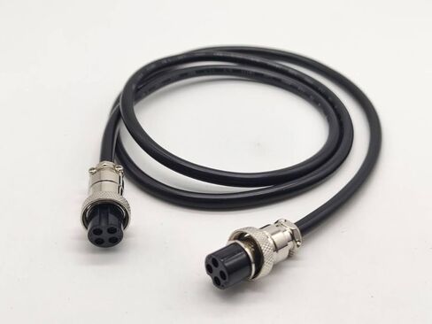 GX16 Double Female Electrical Plug Female to Female Circular Aviation Connector with Cable 1M (4 Pin) in Kuwait