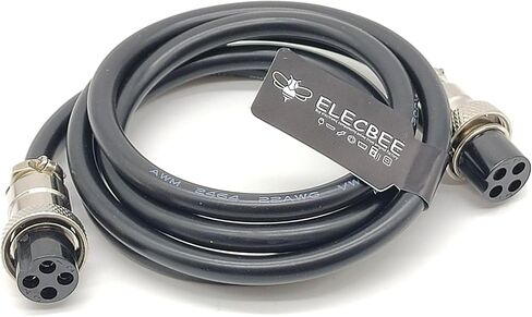GX16 Double Female Electrical Plug Female to Female Circular Aviation Connector with Cable 1M (4 Pin) in Kuwait