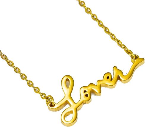 Singer Necklace Swift Music Folkllore Lover Signature Necklace Inspired Fan Gifts (Lover) in Saudi Arabia