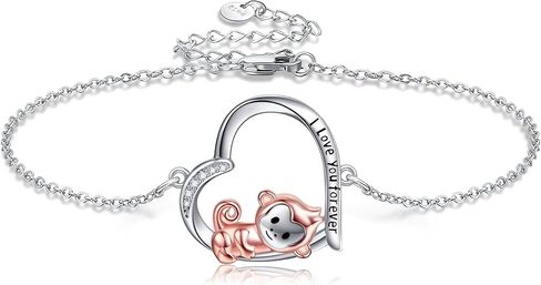 925 Sterling Silver axolotl Heart Necklace Gift for Girls in Saudi Arabia