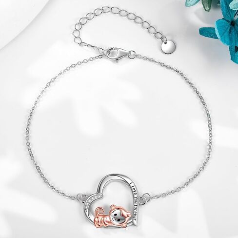 925 Sterling Silver axolotl Heart Necklace Gift for Girls in Saudi Arabia