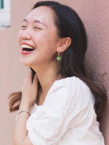 Colorful Murano Glass Earrings, Elegant Multicolor (Green Aqua Blue Gold) Murano Jewelry, Drop Dangle Earrings for Women Trendy, 18k Gold Plated (01 Vibrant Green) in Saudi Arabia