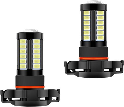 gunhunt 2 PCS H8/H11 LED Fog Lights Bulb, 6500K Xenon White, 12V Plug and Play 2800 Lumen Power LED Bulbs, Super Bright 5730 33-SMD Chip LED Running Light DRL Bulbs Replacement for Car, Truck, SUVs in Saudi Arabia