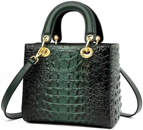 Women Satchel Handbags Top-Handle Bags fuax Leather Embossed Crocodile pattern shoulder bag in Saudi Arabia