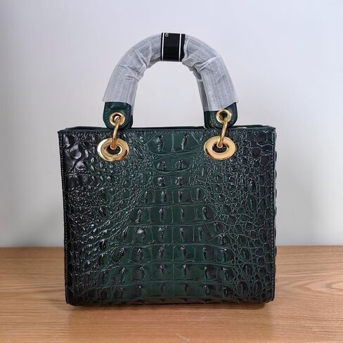Women Satchel Handbags Top-Handle Bags fuax Leather Embossed Crocodile pattern shoulder bag in Saudi Arabia
