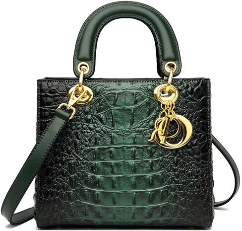 Women Satchel Handbags Top-Handle Bags fuax Leather Embossed Crocodile pattern shoulder bag in Saudi Arabia