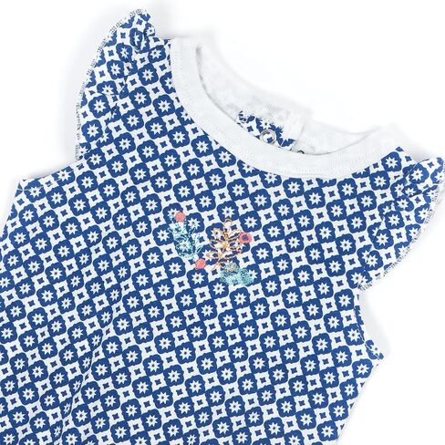 Baby Infant Girls Ruffled Sleeve Jumpsuit Dress Set Toddler Girls One-Piece Cotton Outfits in Kuwait