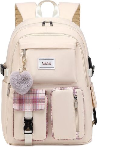 Girl Roomy Fashion Laptop Backpack Set Casual Daypack Set for Women Black in Saudi Arabia