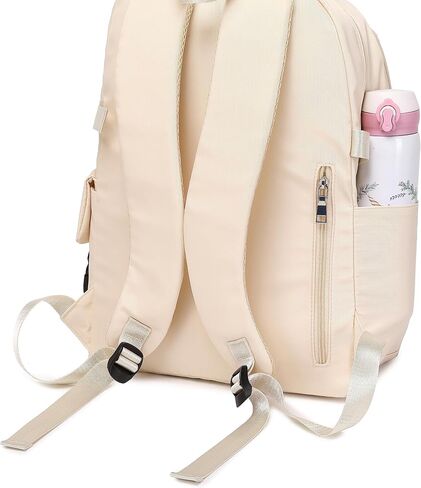 Girl Roomy Fashion Laptop Backpack Set Casual Daypack Set for Women Black in Saudi Arabia