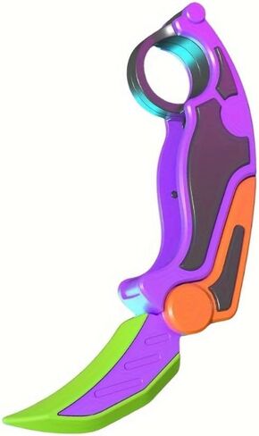 لعبة Shadow 3D Fidget - فراشة بلاستيكية ABS ممتازة لتخفيف التوتر والقلق، لعبة Tiktok ممتعة وجذابة لعبة Pop Fidget لعبة مخلب الإجهاد الجاذبية (برتقالي) in Saudi Arabia