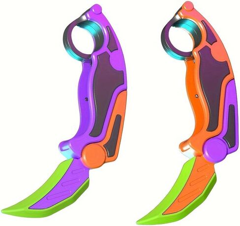 لعبة Shadow 3D Fidget - فراشة بلاستيكية ABS ممتازة لتخفيف التوتر والقلق، لعبة Tiktok ممتعة وجذابة لعبة Pop Fidget لعبة مخلب الإجهاد الجاذبية (برتقالي) in Saudi Arabia