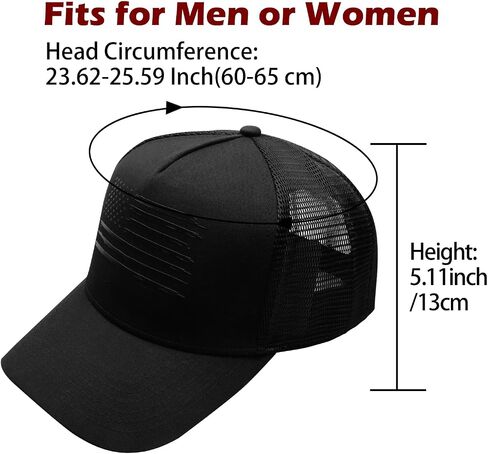 American Flag Trucker Hat Adjustable Snapback Hat Men & Women Baseball Cap Breathable Mesh Hat in Saudi Arabia