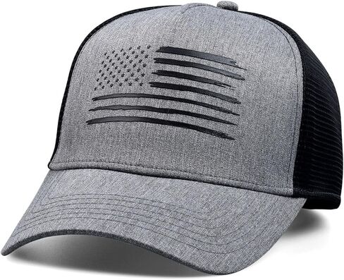American Flag Trucker Hat Adjustable Snapback Hat Men & Women Baseball Cap Breathable Mesh Hat in Saudi Arabia