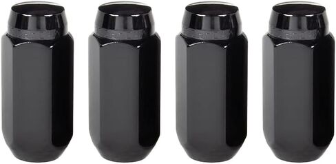 MCGARD 64024 Black Cone Seat Style Lug Nut Set (M14 x 1.5 Thread Size) - Set of 4 in Saudi Arabia