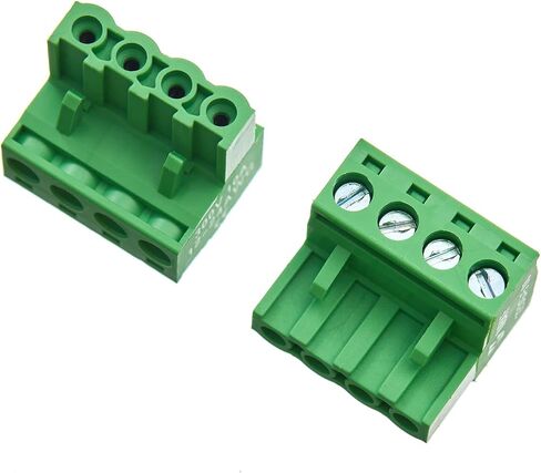40pcs 3Types (20pcs 2Pin+10pcs 3Pin+10pcs 4Pin) 2EDG 5.08MM pluggable Green Terminal Block Socket,Separate Screw Hole.(2Pin 3Pin 4Pin) in Saudi Arabia