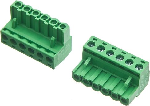 40pcs 3Types (20pcs 2Pin+10pcs 3Pin+10pcs 4Pin) 2EDG 5.08MM pluggable Green Terminal Block Socket,Separate Screw Hole.(2Pin 3Pin 4Pin) in Saudi Arabia