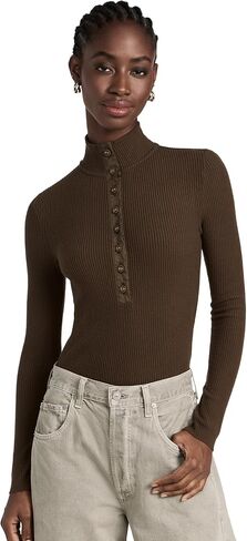 قميص Chase ذو الياقة المدورة للسيدات من Nation LTD in Kuwait