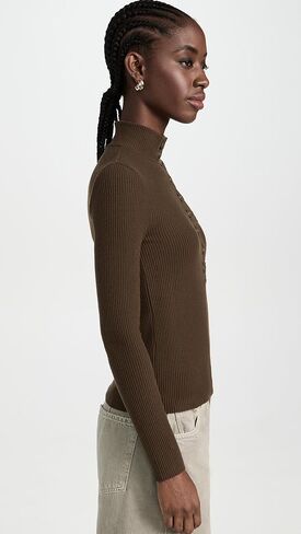 قميص Chase ذو الياقة المدورة للسيدات من Nation LTD in Kuwait