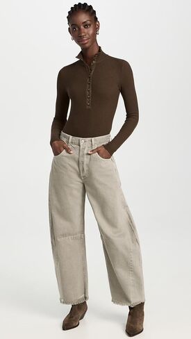 قميص Chase ذو الياقة المدورة للسيدات من Nation LTD in Kuwait