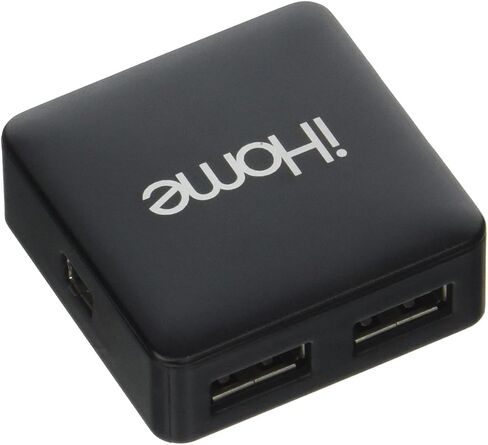 iHome IH-U200B Center Link 4 Port Travel USB Hub (Black) in Saudi Arabia