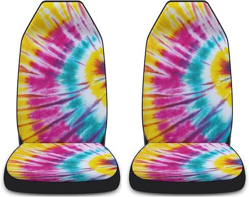 Boho Car seat Cover Front Seats Only, Boho Seat Covers for Women, Universal Fit Most Cars, Truck, SUV, or Van(Pink) in Saudi Arabia