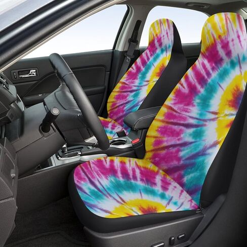 Boho Car seat Cover Front Seats Only, Boho Seat Covers for Women, Universal Fit Most Cars, Truck, SUV, or Van(Pink) in Saudi Arabia
