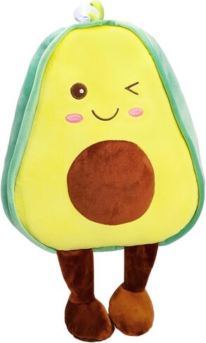 Avocado Fruit Plush Pillow for Valentine, Decorative Stuffed Animal Pillow Plushie Soft Doll Pillows Gifts for Adults 1 Pack Small in Saudi Arabia