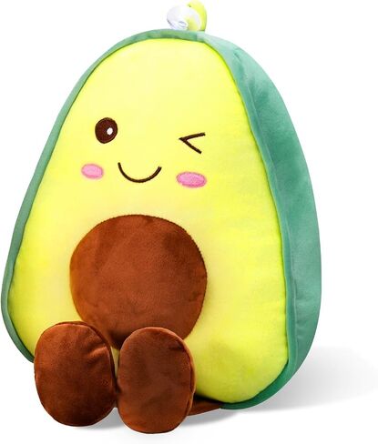 Avocado Fruit Plush Pillow for Valentine, Decorative Stuffed Animal Pillow Plushie Soft Doll Pillows Gifts for Adults 1 Pack Small in Saudi Arabia