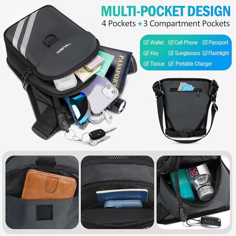 Drop Leg Bag for Men Women Waterproof Durable Motorcycle Leg Bag Outdoor Tactical Thigh Bag with Leg Strap Drop Leg Pouch Fanny Pack for Hiking Climbing Cycling Fishing in Kuwait